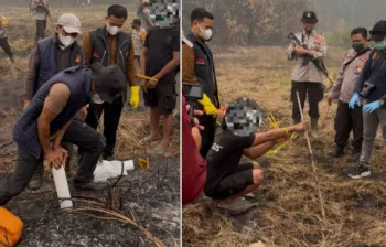 Polres Balangan Ungkap Kasus Tindak Pidana Pembakaran Hutan dan Lahan di Kecamatan Juai