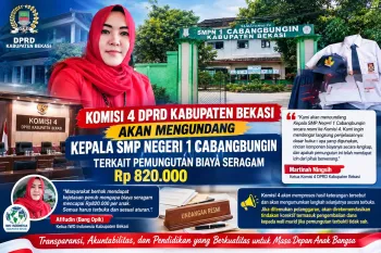 DPRD Kabupaten Bekasi Akan Undang Kepala SMP NEGERI 1 Cabangbungin Terkait Pungutan Seragam Rp820.000